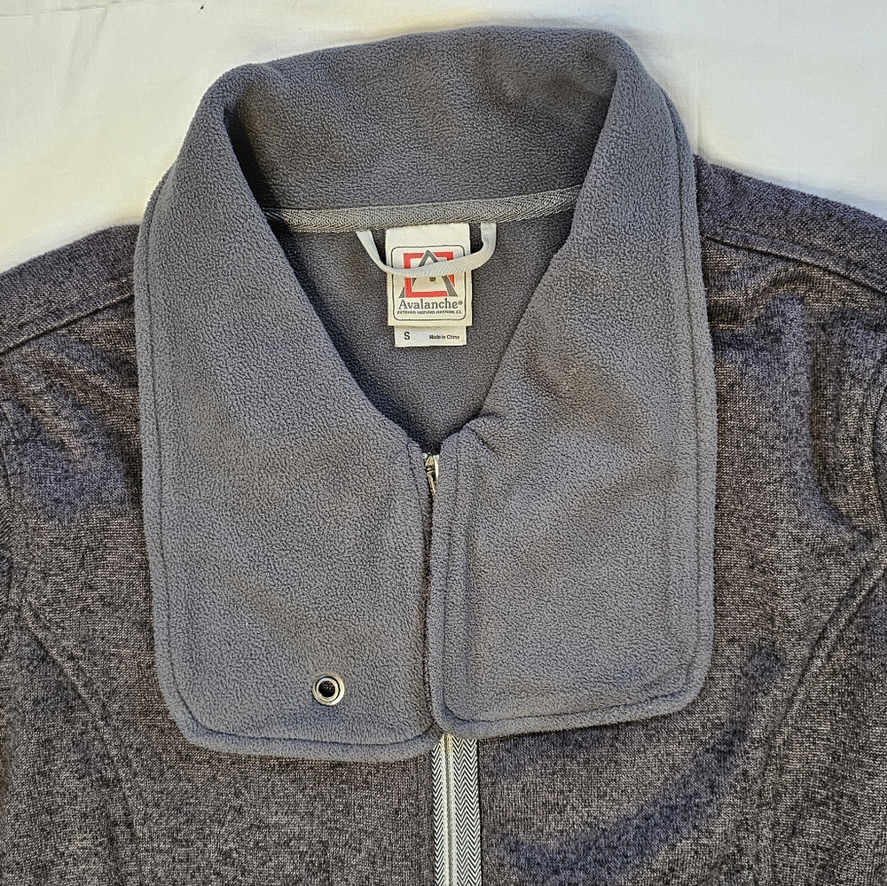 Avalanche Ski Jacket, Gray, Zip Front, Warm, Outd… - image 3